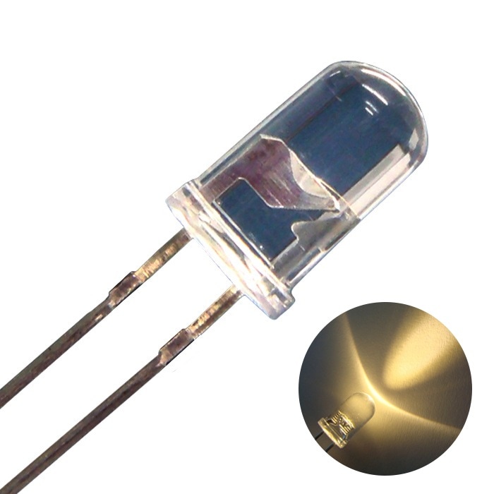 LED ȯ 5mm ˤƷ ŵ忧 16000-18000mcd 3.0-3.2V 100