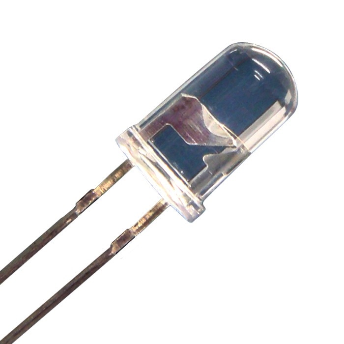 発光ダイオード LED 発光ダイオード 5mm 砲弾型 オレンジ色 カラーレンズ 1000-1500mcd