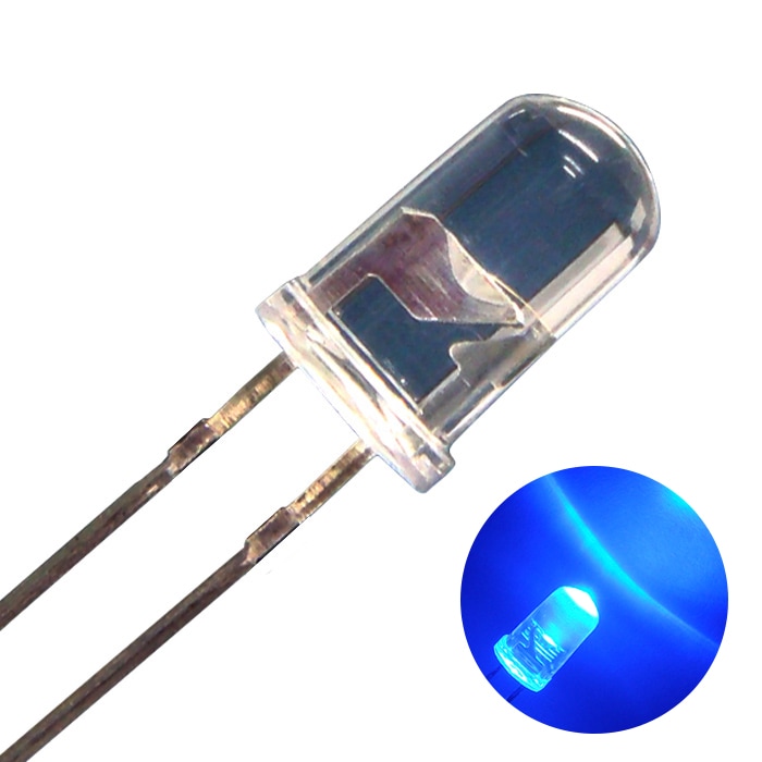 LED ȯ������������ 5mm ˤ�Ʒ� �Ŀ� 14000-16000mcd 3.0-3.2V 100��