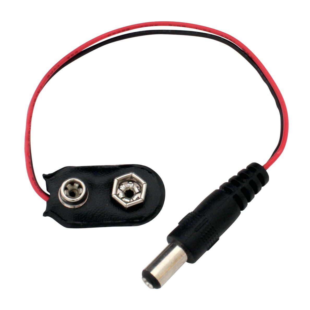 DC9V 006P スナップケーブル DCプラグ 変換 5.5mm 2.1mm 2個 | LED