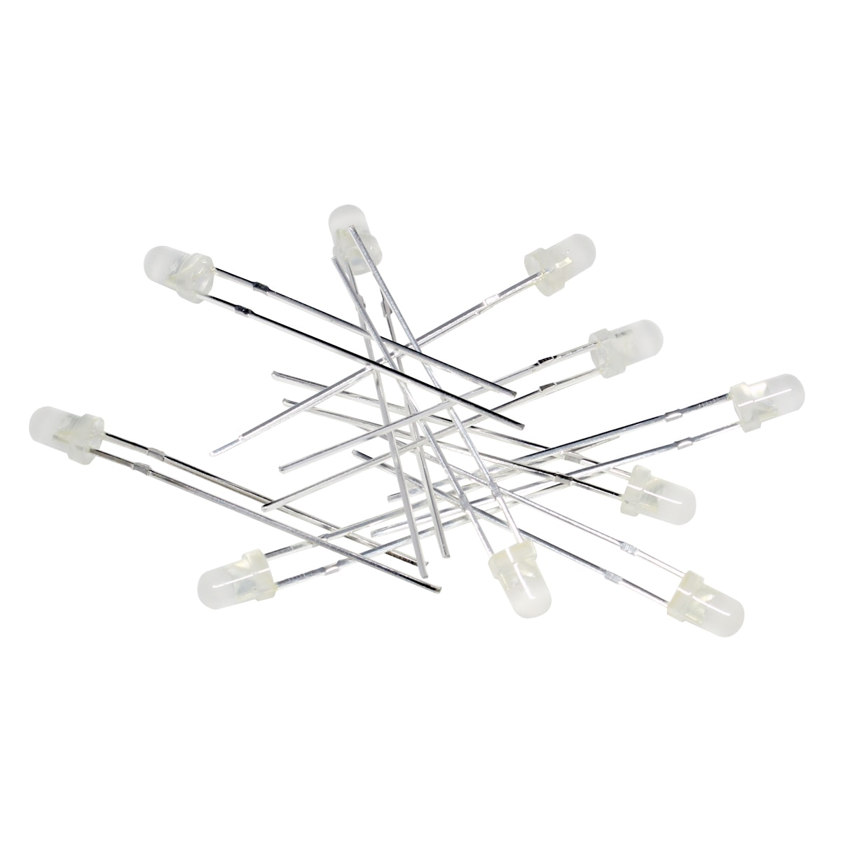 LED 3mm ˤƷ RGB ٤ 򿧥 3.2-3.4V 100