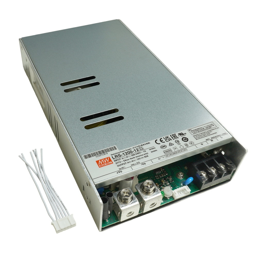 �����å����Ÿ� 12V 92A 1104W ľή���경�Ÿ� Meanwell LRS-1200-12 �᥿����
