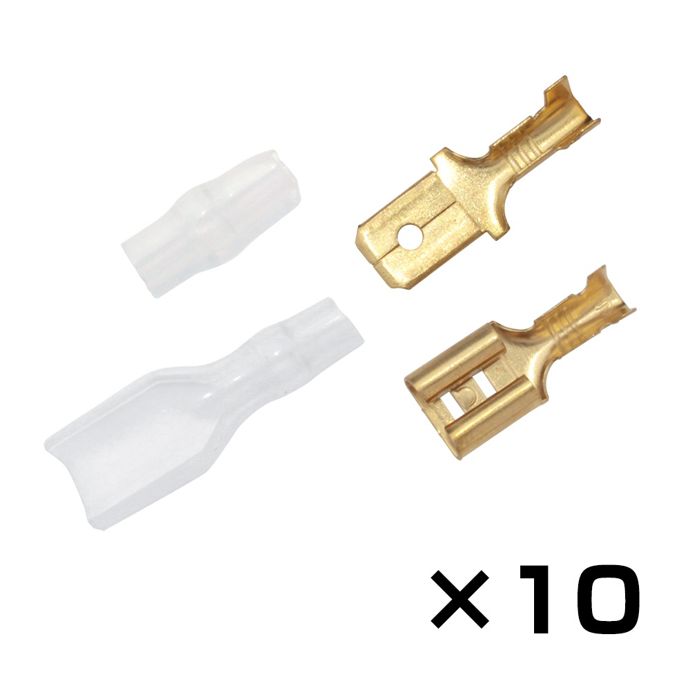 8981(10��) ʿ��ü�Ҹ� [250��] (0.5��1.25sq) 6.3mm ����/�᥹��凉�꡼���դ�