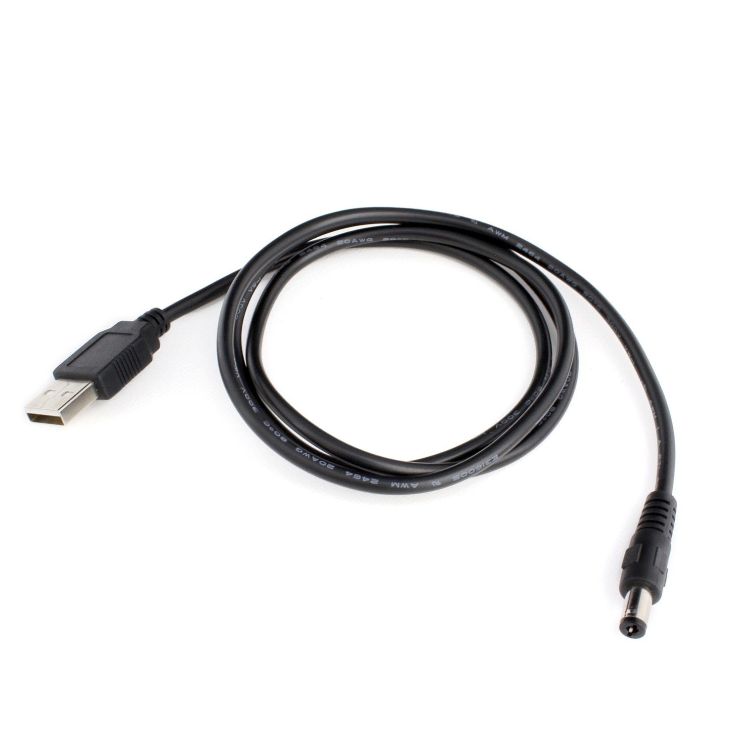 USB������DC����å����� 5.5��2.1mm �����֥� 1m