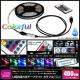 USB ή��� LED�ɿ�ơ��ץ饤�� 4m RGB ����ե� 3528 SMD 24������⥳�� ��١��� DC5V
