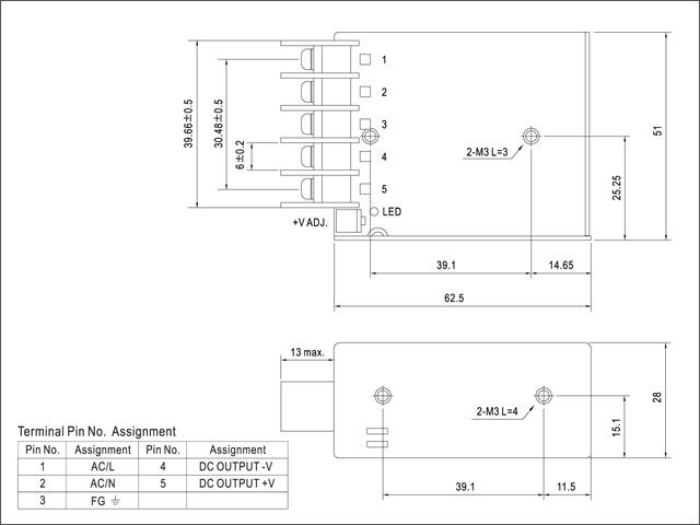 �����å����Ÿ� 48V 0.313A 15.024W ľή���경�Ÿ� Meanwell RS-15-48 �᥿����