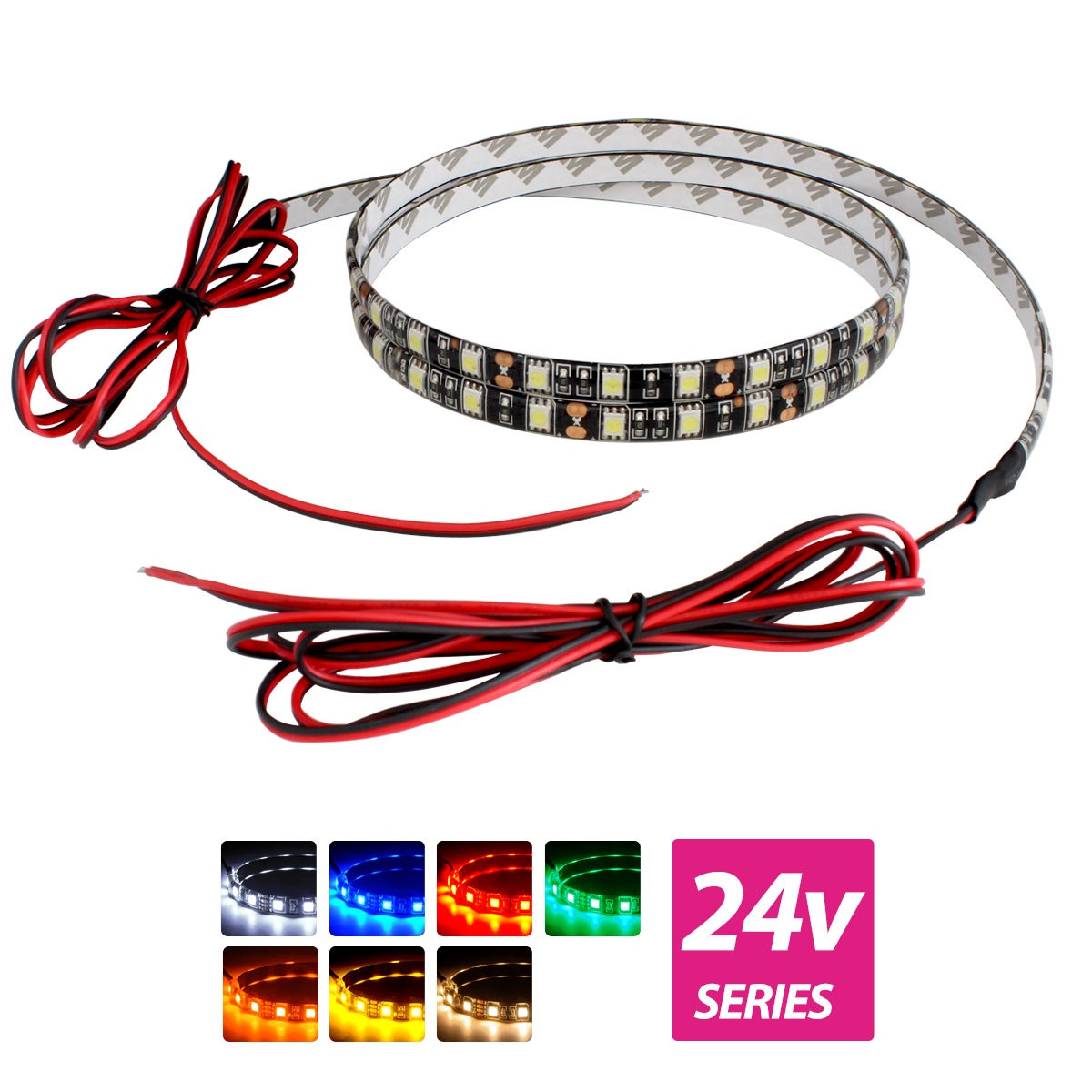 LED�ơ��ץ饤�� �ɿ� 24V 30cm 3���å� ���١��� �����֥�1.5m ξü��
