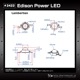 �ѥLED Edison 1W �Ŀ� EDEB-1LA1 10��