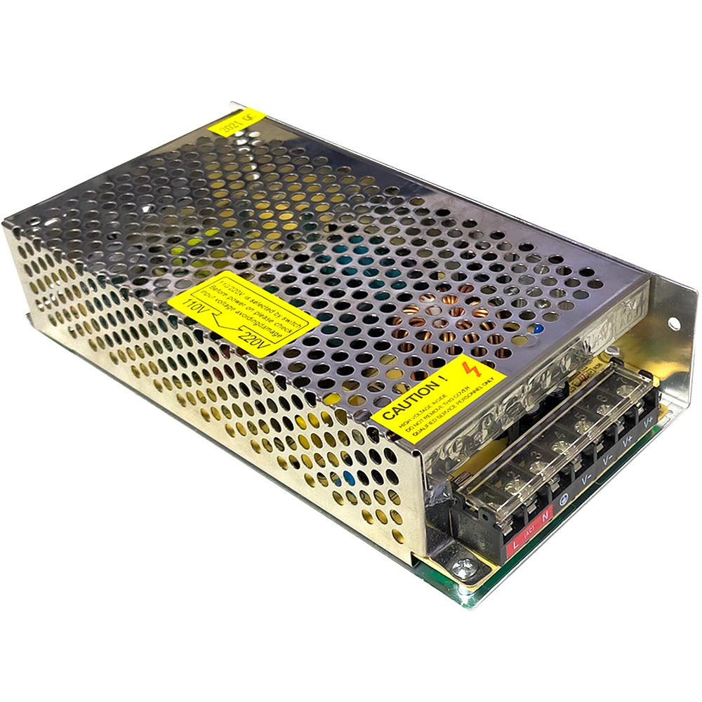 スイッチング電源 12V 10A 120W 直流安定化電源 メタル製 | LED