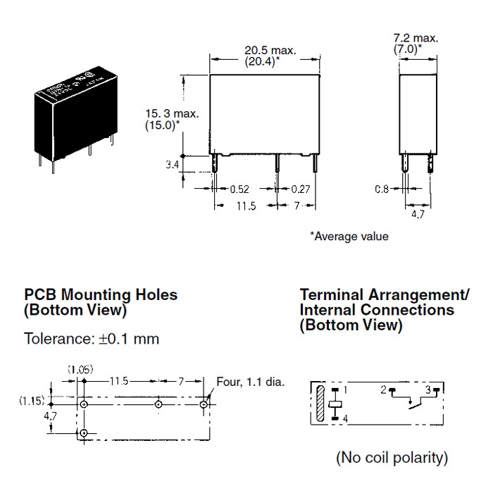 [s155]  Relay (G5N-1A) 24VDC OMRON (1��)