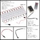 LED�⥸�塼�� ή��� RGB 12V ��١��� �ɿ� ���ľ��� ���ܾ��� ��ȥ������ 20Ϣ��8 ����ȥ����顼 �Ÿ� ���å�