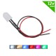 LED ȯ������������ 10mm ˤ�Ʒ� 12V���� ���դ� ���򿧥�� �����֥�18cm 10��