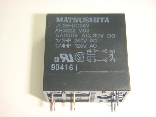 ��졼 24V JC2a-DC24V 5A MATSUSHITA 1��