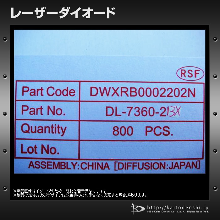 �졼�������������� 10�� SANYO DL-7360-213X