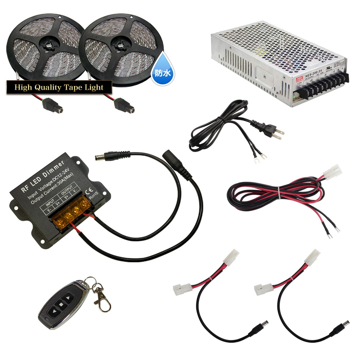 LED�ơ��ץ饤�� 5m 2�� �ɿ� 3���å� ���ܾ��� ���մ�ñ ��⥳�� Ĵ���� �Ÿ� �餯�餯�������å�