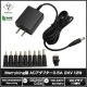 AC�����ץ��� �����Ÿ� 24V 0.5A 12W 10�糧�å� 5.5mm 2.1mm PSEǧ�� 1ǯ�ݾ�