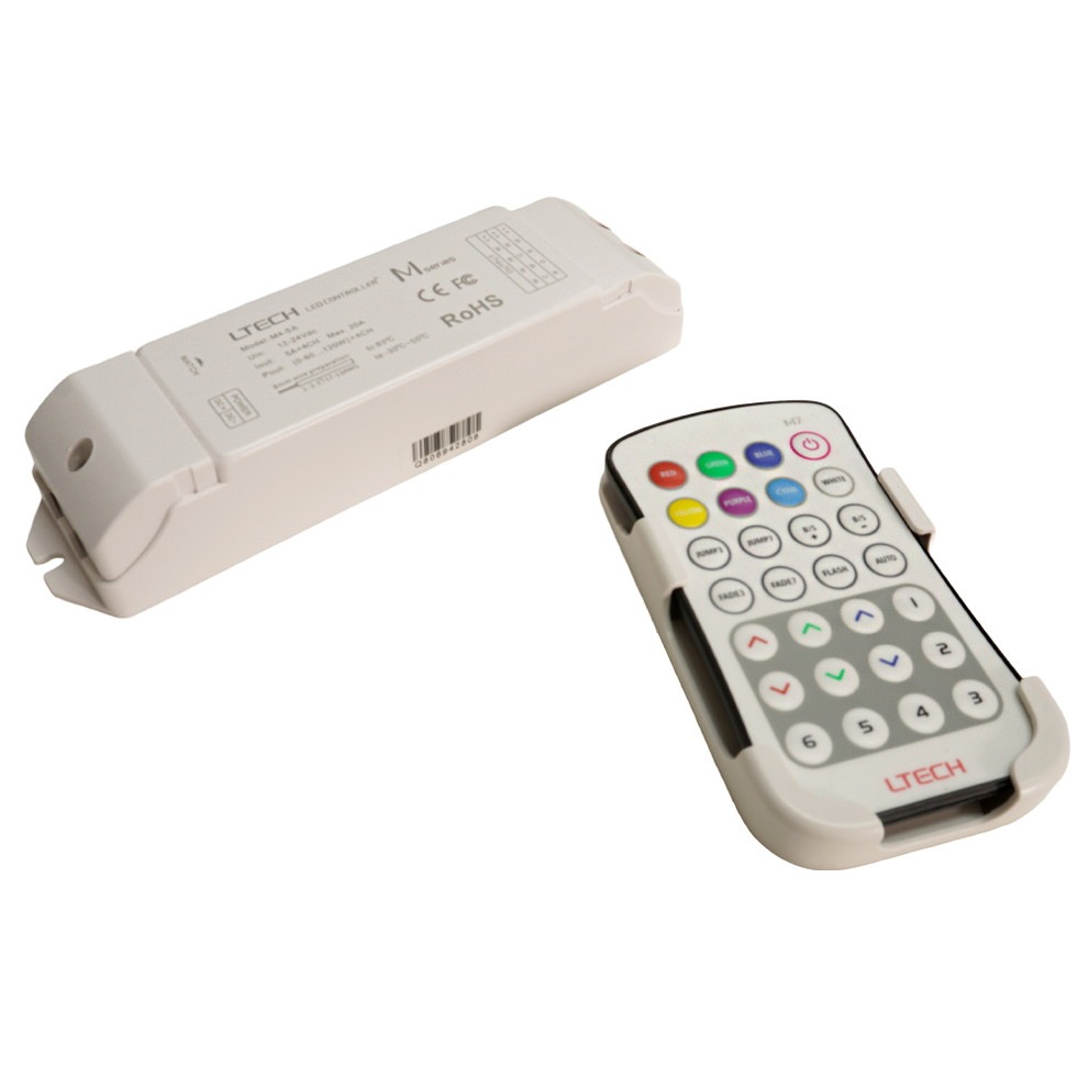 LTECH M���꡼�� RGBW Controller M4-5A (M7) RF ��⥳��Ĵ����