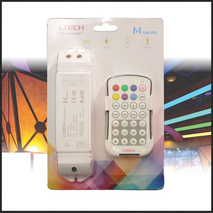 LTECH M���꡼�� RGBW Controller M4-5A (M7) RF ��⥳��Ĵ����