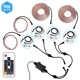 �ȥ졼�顼���å� �����ɿ� IP68 RGB LED�ơ��ץ饤�� ��١��� 12V 4ʬ�� 3.5m 2�� 1m 2�� RF��⥳���դ� 44�⡼�����