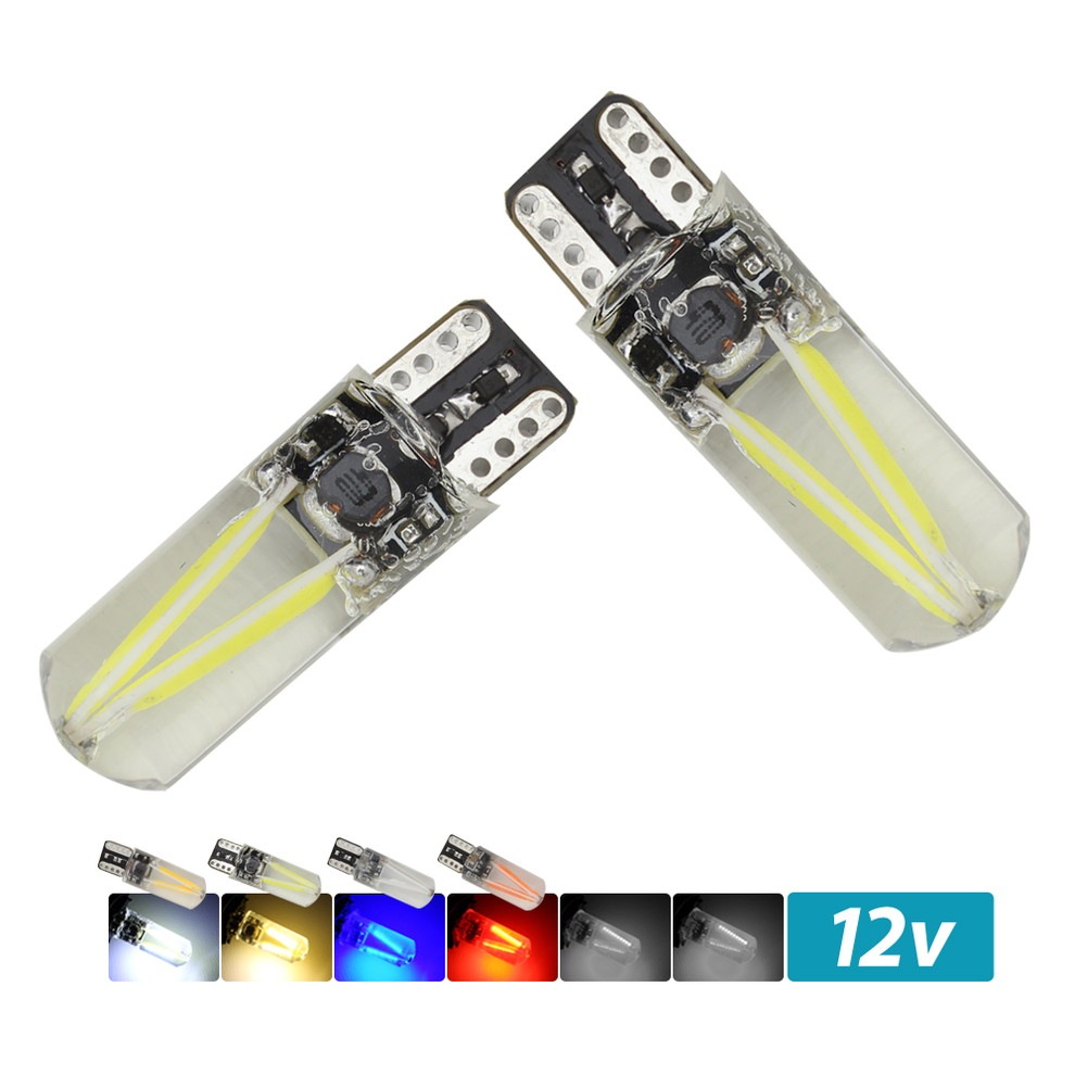 T10 LED �ݥ��������� �ʥ�С��� �롼����� �ե�����ȷ� 20�� �����å��� ���ꥳ�� ̵���� 12V���� 2��