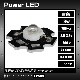 �ѥLED 3W �Ŀ� �����ҡ��ȥ����� 460NM 10��