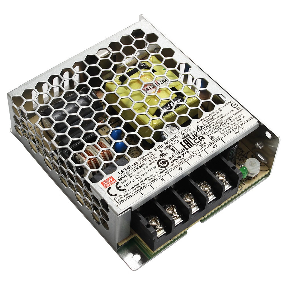 �����å����Ÿ� 24V 1.5A 36W ľή���경�Ÿ� Meanwell LRS-35-24 �᥿����