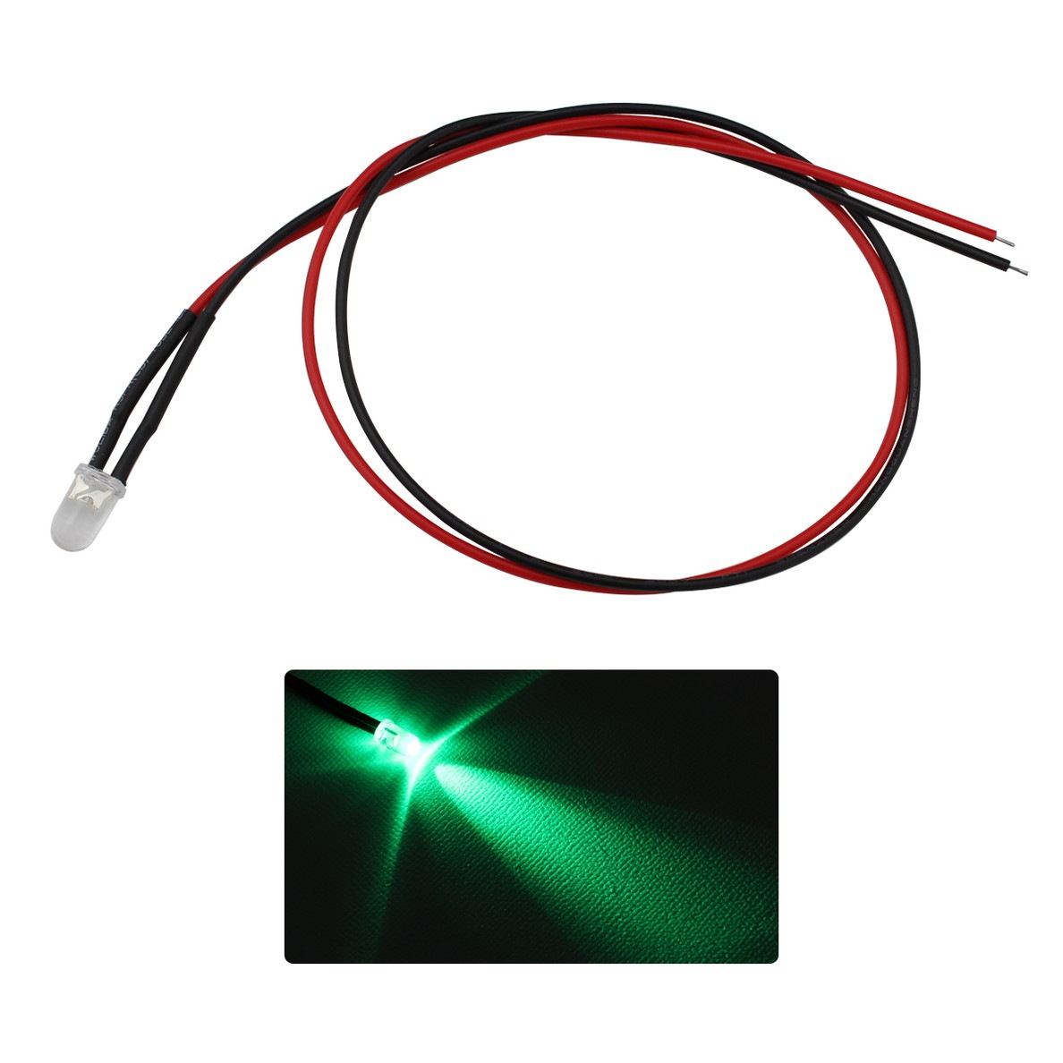 LED ȯ������������ 5mm ˤ�Ʒ� �п� 25000��30000mcd �����֥��դ� 100��