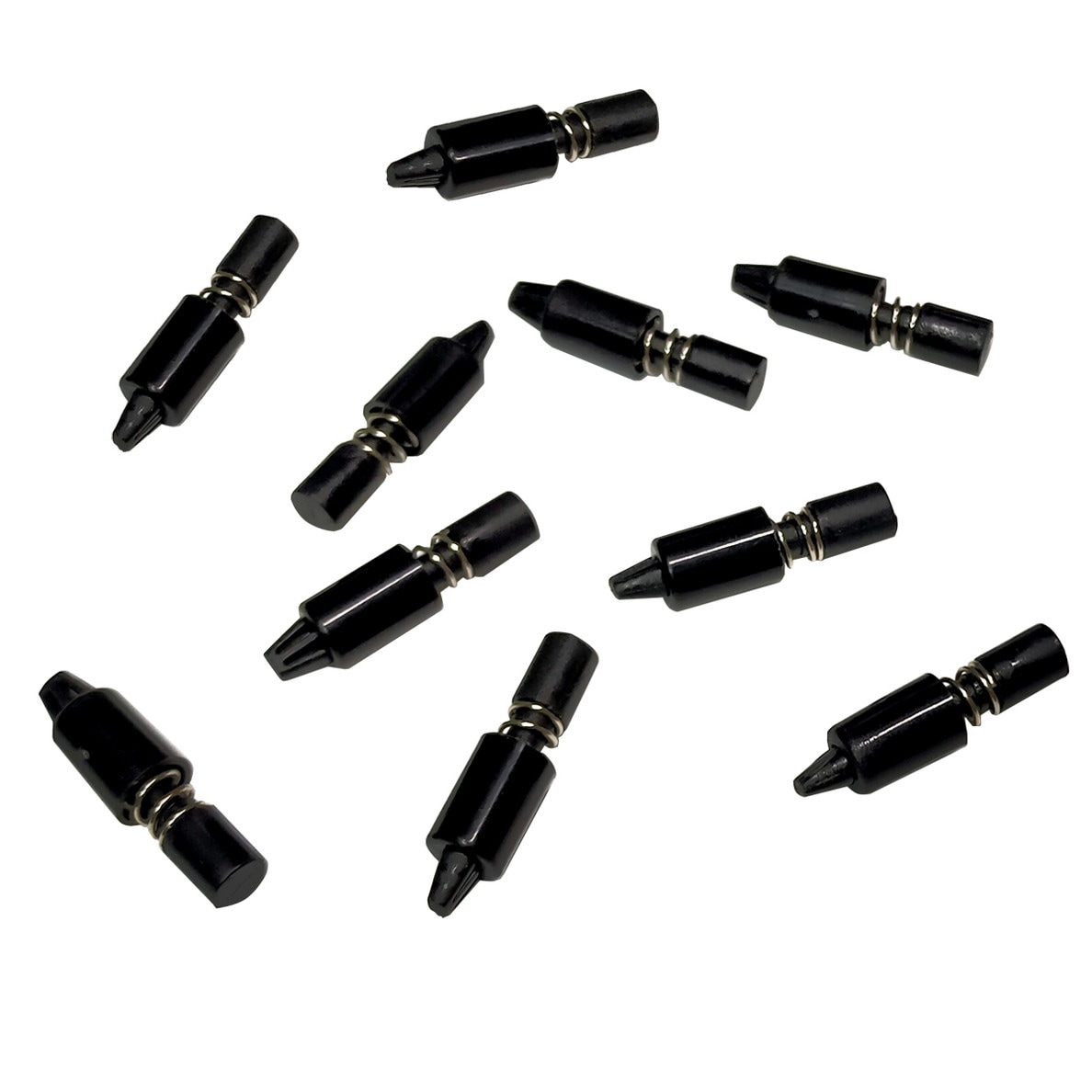 ファンスナップリベット 樹脂ネジ 黒 22×5.8mm 10個 | LED・電子