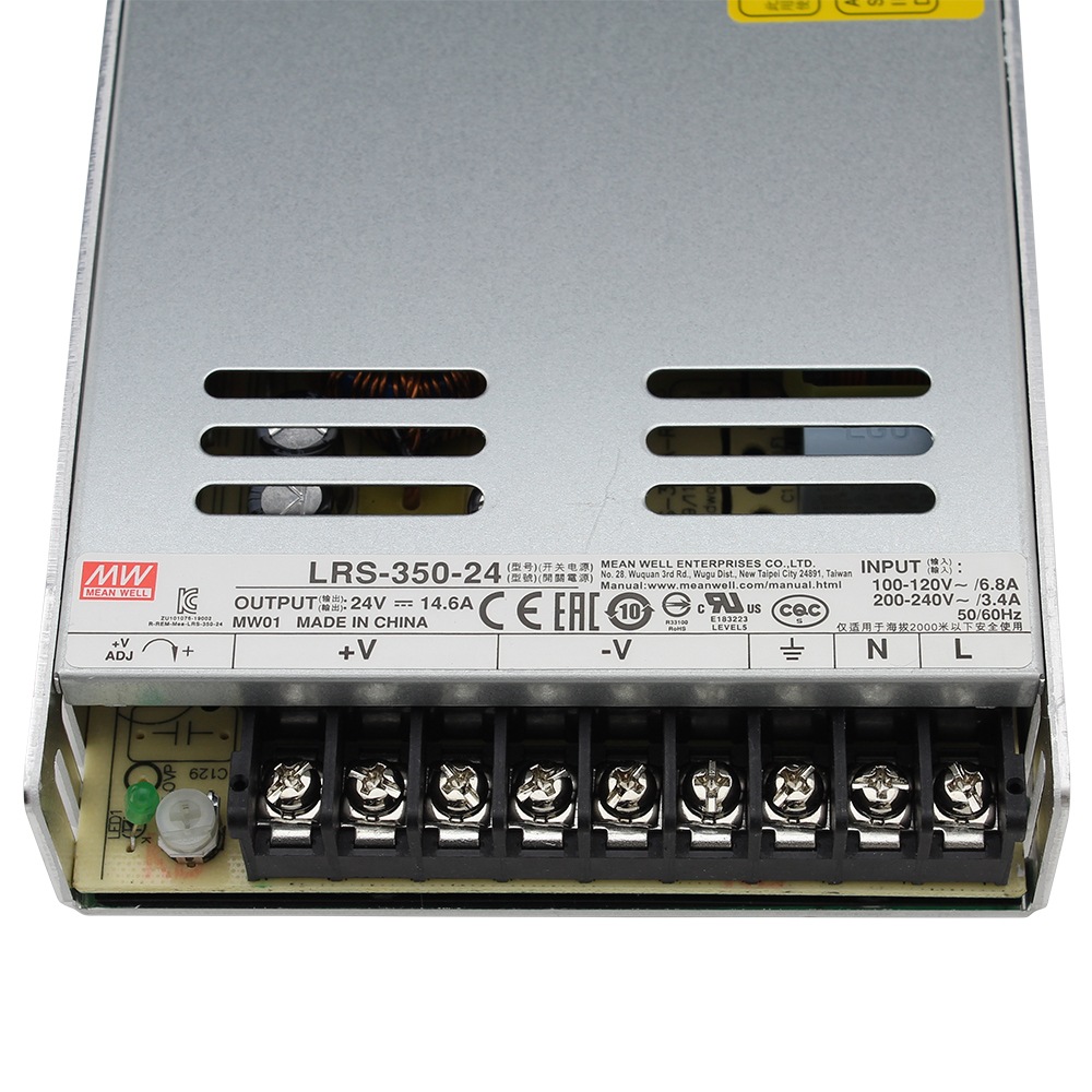 �����å����Ÿ� 24V 14.6A 350.4W ľή���경�Ÿ� Meanwell LRS-350-24 �᥿����