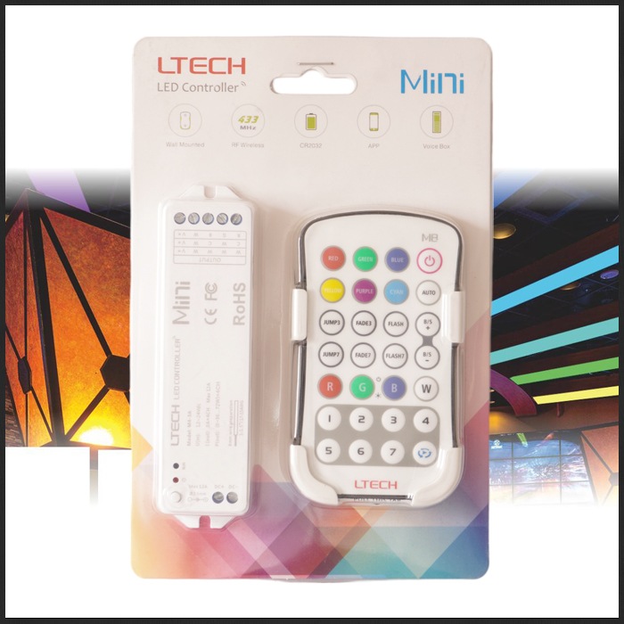LTECH Mini���꡼�� RGBW Controller M4-3A (M8) RF ��⥳��Ĵ����