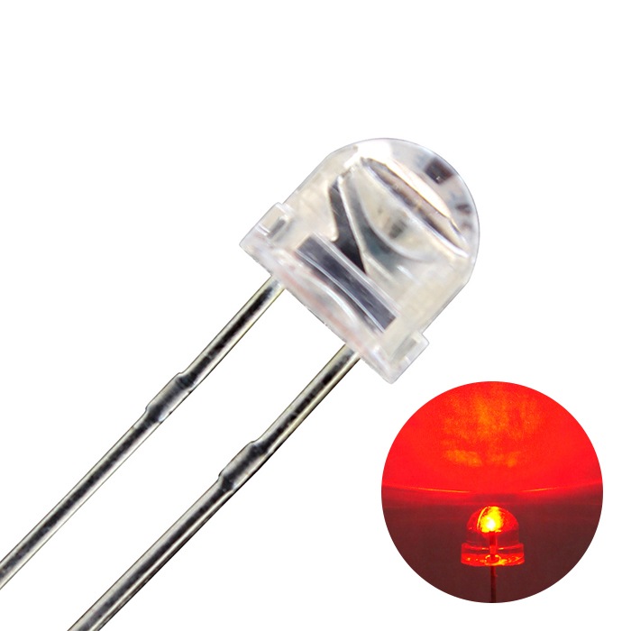LED ȯ������������ 4.8mm ˹�ҷ� �ֿ� 2000-2500mcd 100��