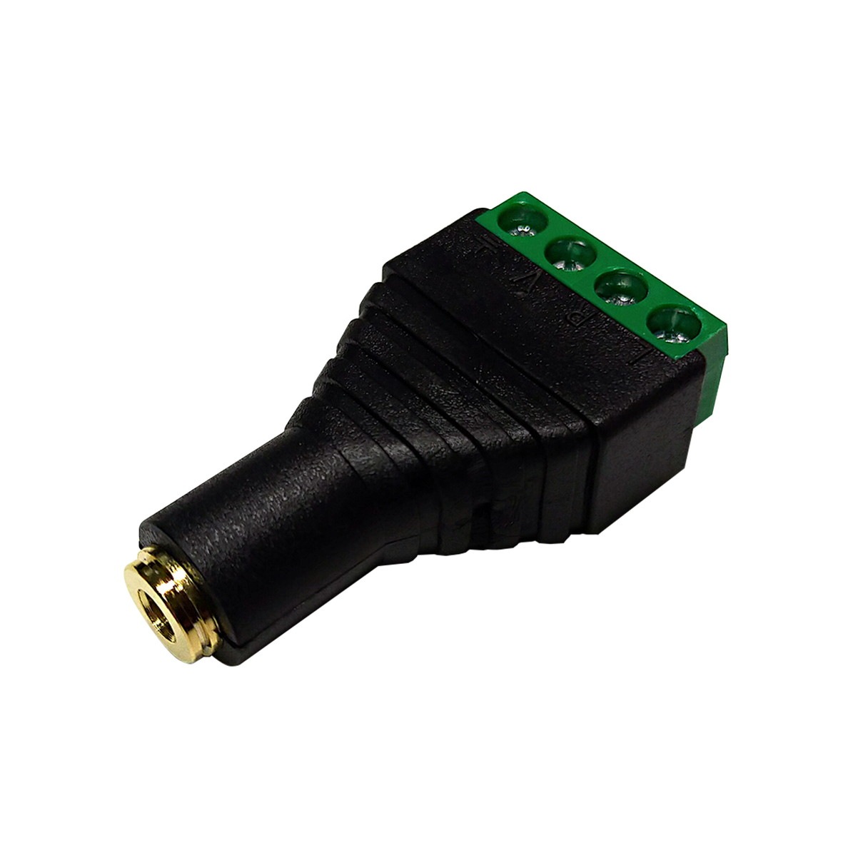 ステレオミニプラグ 4極 3.5mm ドライバー式 メス 1個 | LED・電子部品 