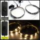 USB �ɿ�LED�ơ��ץ饤��USB �ɿ�LED�ơ��ץ饤�� DC5V 3���å� ���١��� 50cm 2�� �����å��դ� ��Ĺ�����֥�15cm �ŵ忧