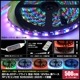 ή���LED�ơ��ץ饤�� �ɿ� RGB 12V 5m ���١��� RF��⥳���դ� 5050SMD 366�⡼�����