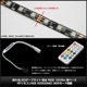 ή���LED�ơ��ץ饤�� �ɿ� RGB 12V 5m ���١��� RF��⥳���դ� 5050SMD 366�⡼�����