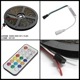 ή���LED�ơ��ץ饤�� �ɿ� RGB 12V 5m ���١��� RF��⥳���դ� 5050SMD 366�⡼�����