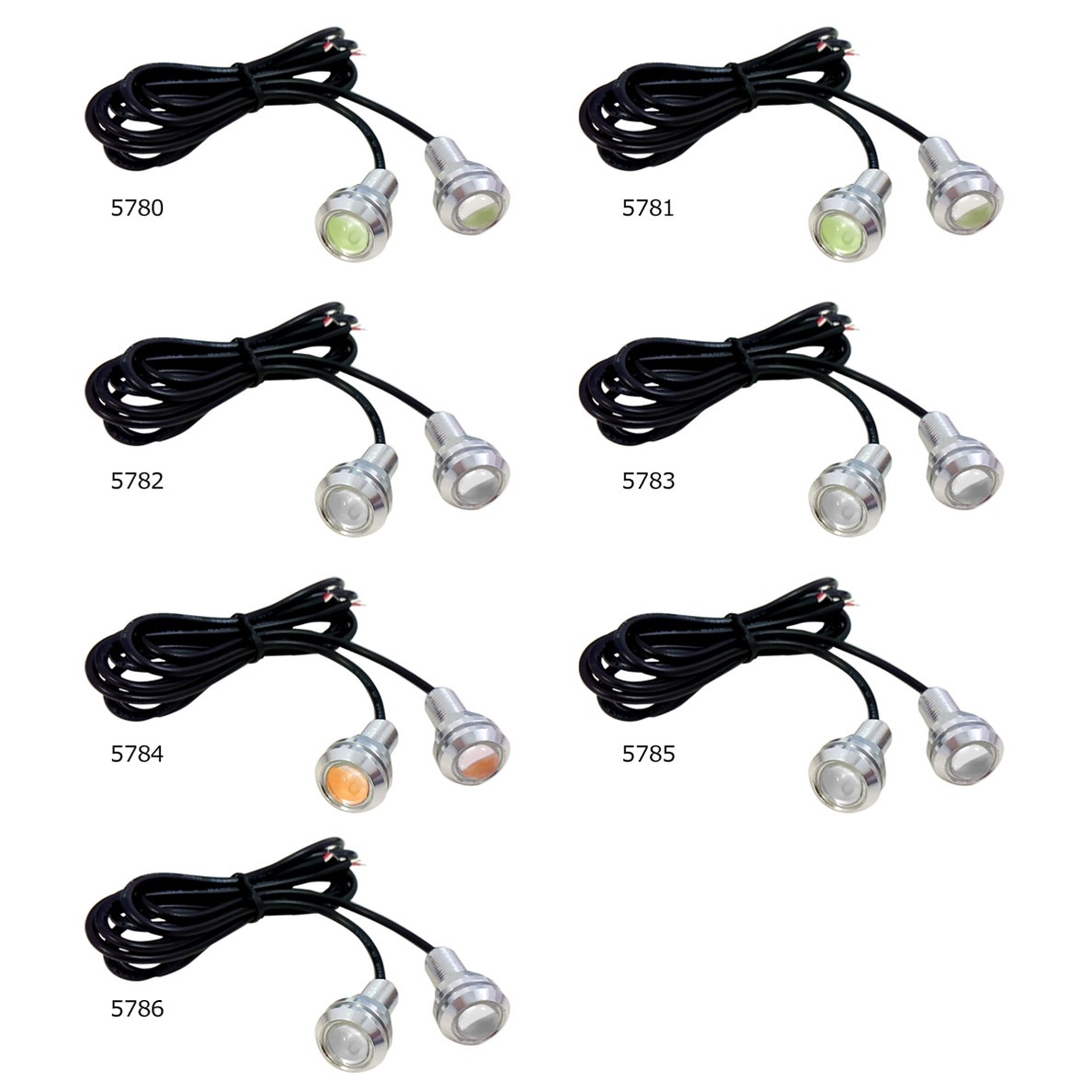 LED ���ݥåȥ饤�� �������륢�� ��� �ɿ� 12V 18mm �俧�����å� 2��