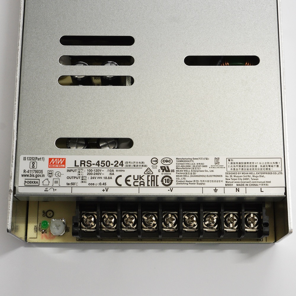 �����å����Ÿ� 24V 18.8A 451.2W ľή���경�Ÿ� Meanwell LRS-450-24 �᥿����