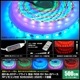 ή���LED�ơ��ץ饤�� �ɿ� RGB 5V 5m ��١��� RF��⥳���դ� 5050SMD 358�⡼�����