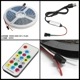 ή���LED�ơ��ץ饤�� �ɿ� RGB 5V 5m ��١��� RF��⥳���դ� 5050SMD 358�⡼�����
