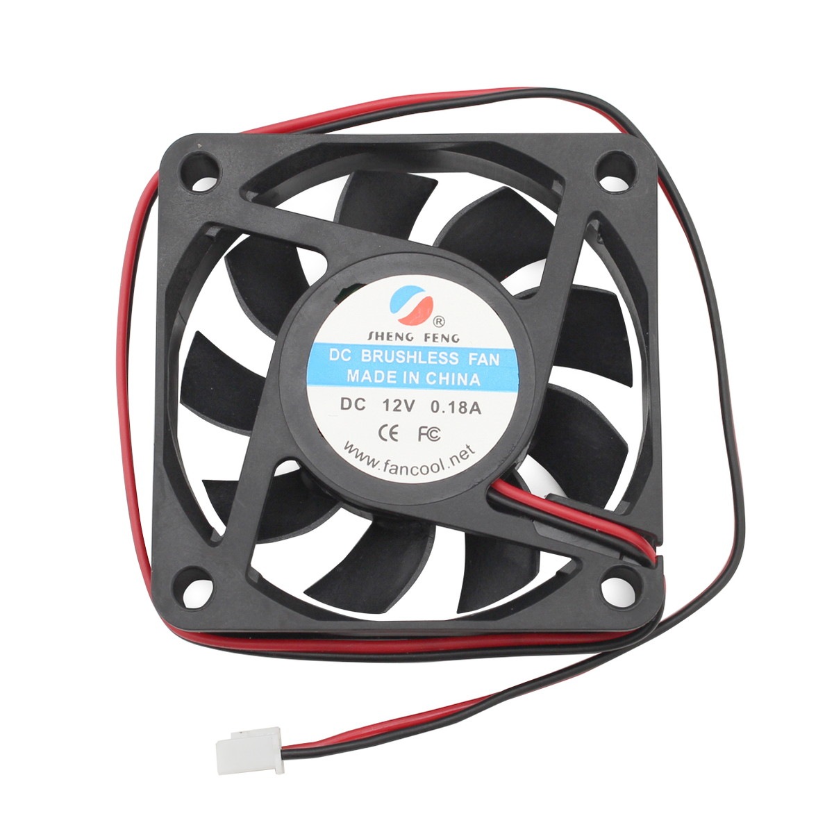 DC�ե��� 6x6x1.5 12V 5500RPM 2Wire �٥���󥰻��� 1��