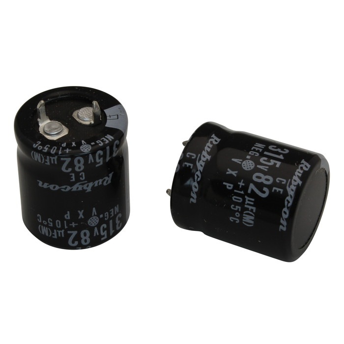 �Ų򥳥�ǥ󥵡� 315V 82��F 25x22 Rubycon 10��