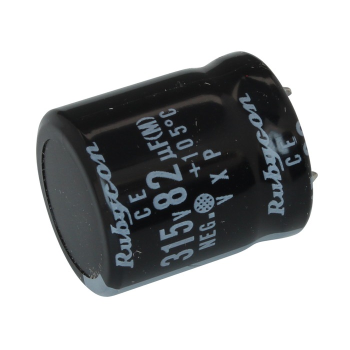 �Ų򥳥�ǥ󥵡� 315V 82��F 25x22 Rubycon 10��
