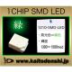 LED���å� SMD 1210 1���å� �п� ���꡼�� �Żҹ��� DIY 3.0V-3.5V 1300mcd-1500mcd 100��