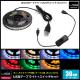 USB �ɿ�LED�ơ��ץ饤�� 1���å� ��١��� 30cm �����å��դ� ��Ĺ�����֥� 15cm DC5V