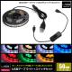 USB �ɿ�LED�ơ��ץ饤�� 1���å� ��١��� 50cm �����å��դ� ��Ĺ�����֥� 15cm DC5V