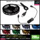 USB �ɿ�LED�ơ��ץ饤�� 1���å� ���١��� 2m �����å��դ� ��Ĺ�����֥� 15cm DC5V