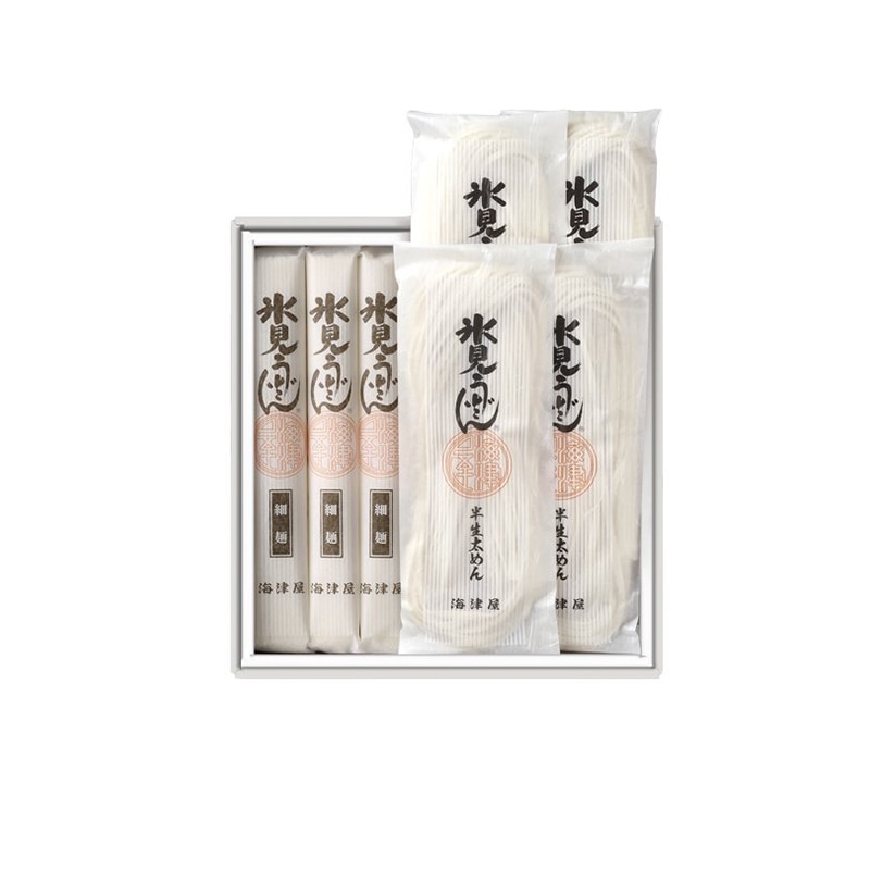 細麺3本･半生太めん4束セット