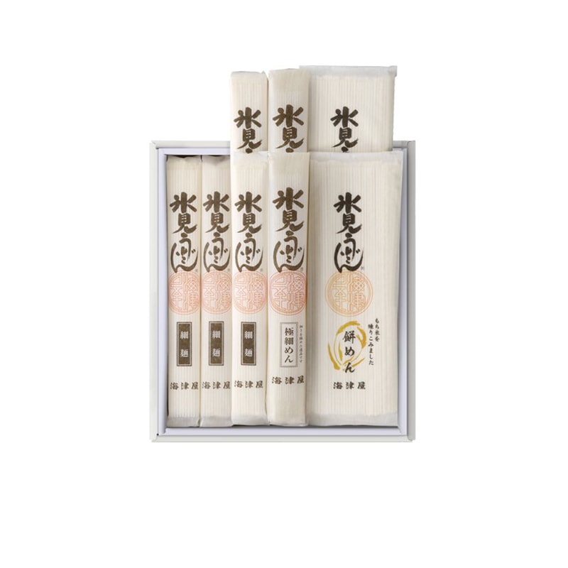 細麺4本･極細めん2本･餅めん2束セット