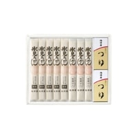 細麺(国内産)5本・極細3本・つゆ16袋セット